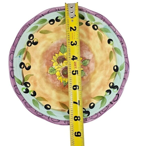 Sango Tuscan Gardens 3076 Sue Zipkin Ceramic Salad Luncheon Plates – Set of 4 - Picture 10 of 16